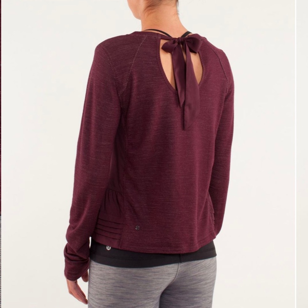 Lululemon Sattva Pullover Bordeaux